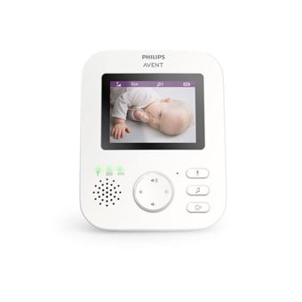 PHILIPS AVENT SCD833/26 Ecoute bebe Video connecte - Mode Smart Eco - Jusqua 10h dautonomie