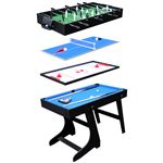 GOPLUS Baby-Foot Pliable,Table de Baby-Foot d'Intérieur 69x36,5x71 CM