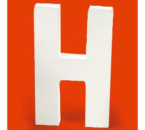 Lettre en carton H