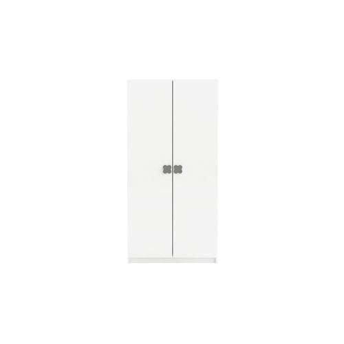 12 30 Sur Clover Armoire 2 Portes Coloris Blanc Perle Armoire Bebe Achat Prix Fnac