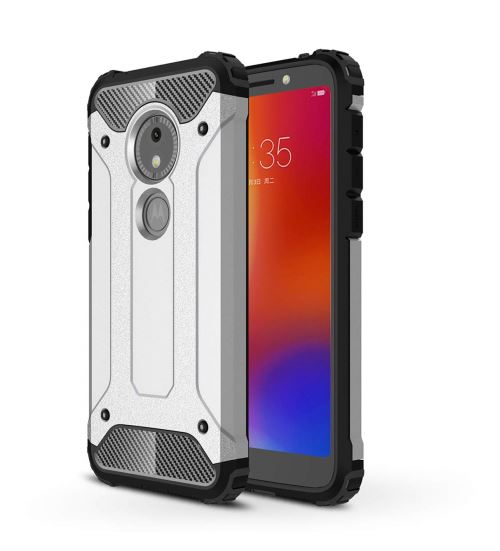 Coque Anti Choc Pour Motorola Moto G7 Modèle Armor - Blanc