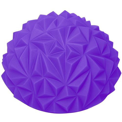 Boule en PVC Soulagement du stress Yoga Masseur Demi-cercle Massage des pieds Violet