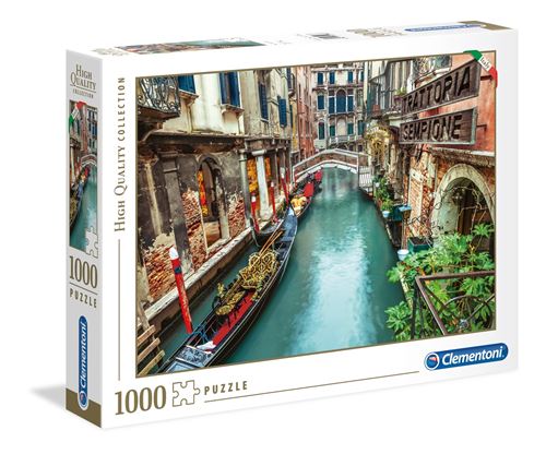 Clementoni puzzle QG - Canal de Venise 1000 pièces État correct -  reconditionné disponible sur Fnac