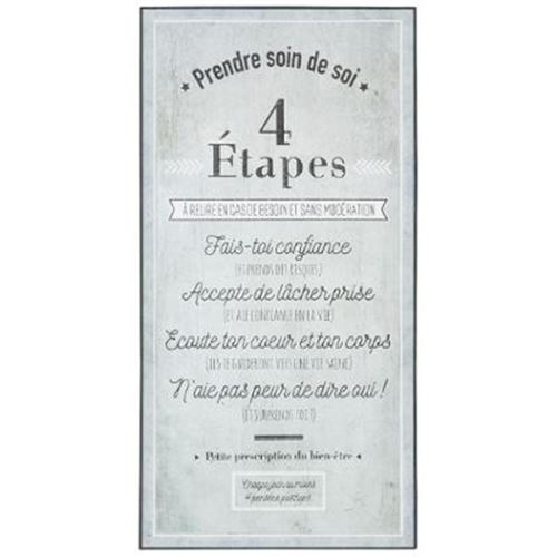 Paris Prix Gris Stick'n Look - Sticker Relief Soin De Soi 32X60cm