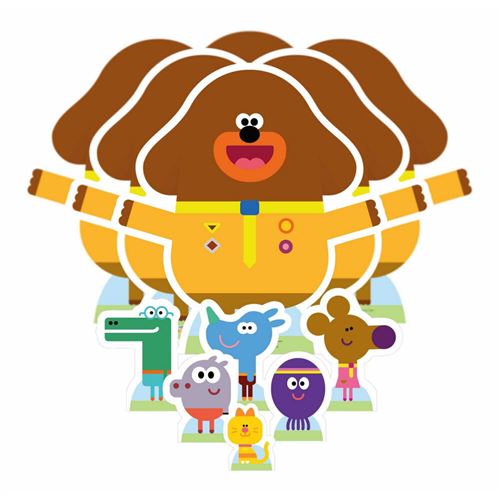 Mini-Figurines en carton BBC HEY DUGGEE Hé, Oua-Oua 17 cm