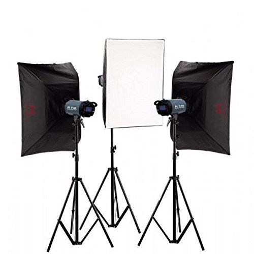 Falcon Eyes Tfk-3400l Flash De Studio Ensemble Avec Écran Lcd