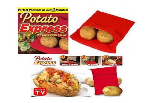 Potato Express Housse Sac Cuisson Rapide Pomme De Terre Micro Ondes Achat Prix Fnac