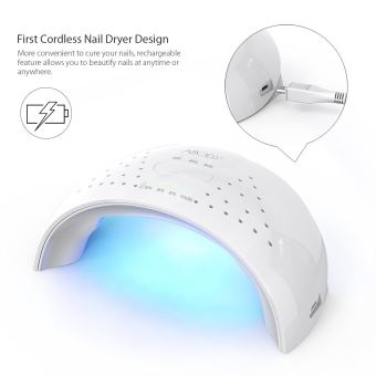 Seche Ongles Lampe Uv Led 12w Mini Lampe Portable Avec 3