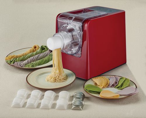 Machine pâtes automatique pour faire des pâtes fraîches à la maison 300  Watt - 18 types de pâtes + Ravioli - jusqu'à 650 gr - Achat & prix