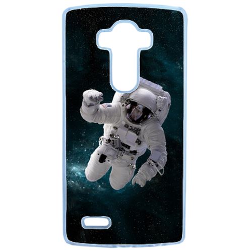 Coque Astronaute Blue Compatible Lg G4 Transparent