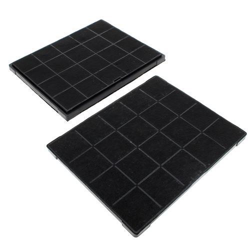 Filtre charbon 237x190 par 2 pour Hotte De dietrich, Hotte Broan, Hotte Schmidt, Hotte Air force