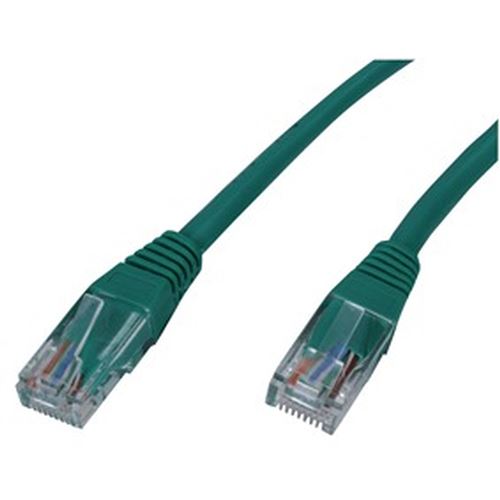 Cordon Patch RJ45 UTP CAT5e Vert - 0,30 M