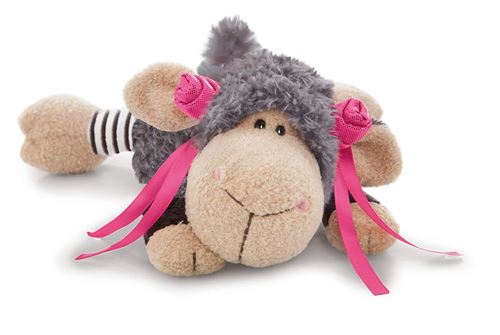 NICI 40866 – Jolly Mäh – Mouton Jolly Juicy 20 cm couché