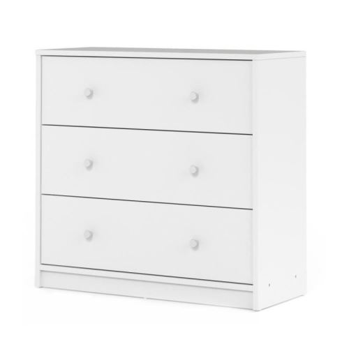 FINLANDEK Commode de chambre TYYLIKAS style contemporain décor blanc - L 72 cm