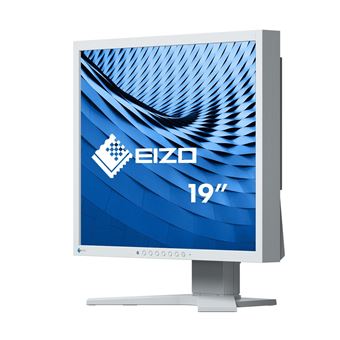 EIZO FlexScan S1934H - Écran LED - 19" - 1280 x 1024 - IPS - 250 cd/m² - 1000:1 - 14 ms - DVI-D, VGA, DisplayPort - haut-parleurs - gris - 1