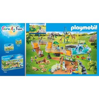 Playmobil Le parc animalier 70343 Famille de lions avec végétation
