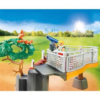 Playmobil Le parc animalier 70343 Famille de lions avec végétation