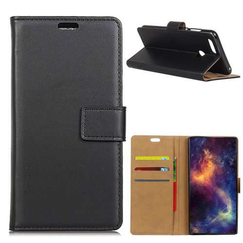 Etui en PU coloré en noir pour votre Huawei Honor 7A/Honor 7A Pro/Enjoy 8E