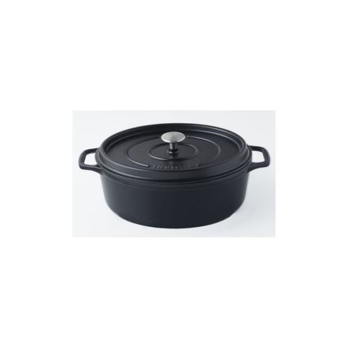 Invicta Cocotte Ovale - O 27 Cm - Noir - Tous Feux Dont Induction
