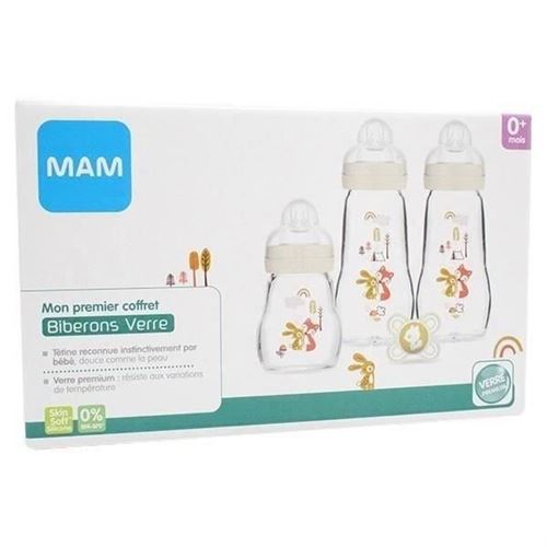 Coffret biberons verre - mam