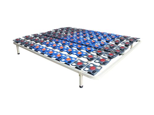 Cadre à lattes suspension tout plots de DREAMEA PLAY - 160x200cm