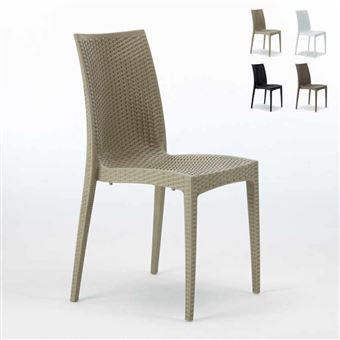 110 Sur Chaises Jardin Poly Rotin Empilable Bar Bistrot Stock 22pz Couleur Beige Mobilier De Jardin Achat Prix Fnac