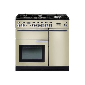 Falcon Professional + 90 - Cuisinière (four à deux étages) - pose libre - largeur : 90 cm - profondeur : 60 cm - hauteur : 90.5 cm - crème