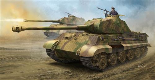 German Sd.Kfz.182 King Tiger Porsche Turret w/ Zimmerit
