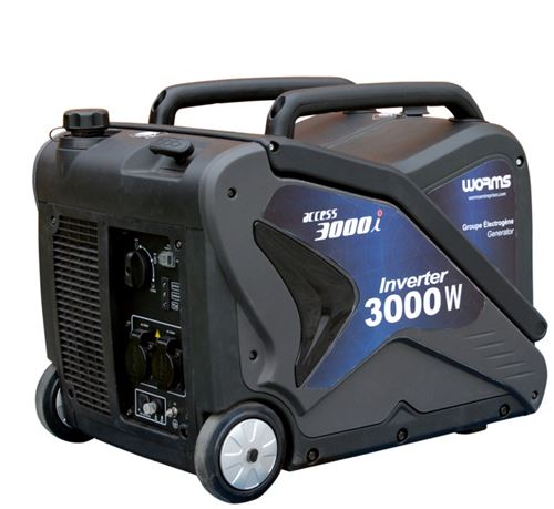 Worms - Groupe électrogène PRO Insonorisé 3KW Inverter - ACCESS 3000 I