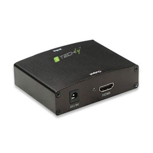 Techly Idata Cn-vga Convertisseur Vga Vers Hdmi Avec Audio, Noir