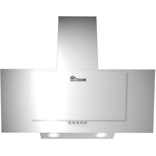 TRIOMPH TA9450MIX - Hotte murale inclinée 90 cm- INOX