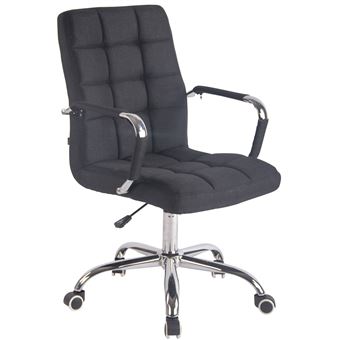 Fauteuil de Bureau DELI Tissu , Noir - Achat & prix | fnac