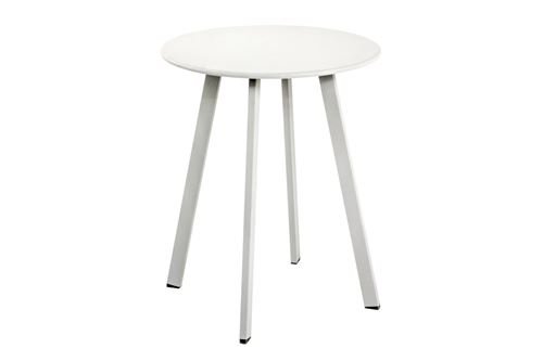 Paris Prix - Table D'appoint Design Ronde ina 49cm Blanc