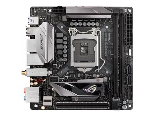 ASUS ROG STRIX Z270I GAMING - Carte-mère - mini ITX - LGA1151 Socket - Z270 Chipset - USB 3.0, USB 3.1, USB-C - Bluetooth, Gigabit LAN, Wi-Fi - carte