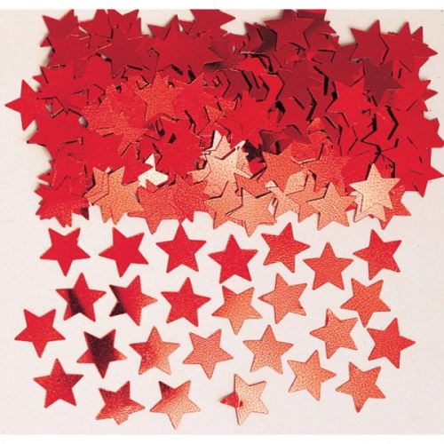 Amscan confetti petites étoiles rouge 14 grammes