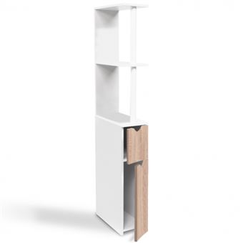 17 Sur Meuble Wc Etagere Bois Gain De Place Pour Toilette 2