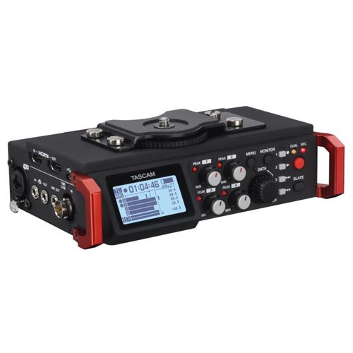 Enregistreur audio Tascam DR-701D noir/rouge