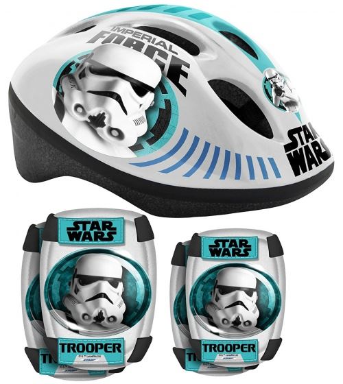 Disney ensemble de protection Star Wars blanc / turquoise 5 pièces