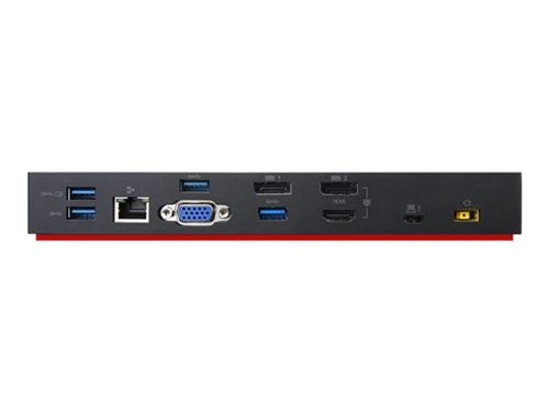Station d'accueil Lenovo 40ac0135eu Thunderbolt 3 Noir Station D'accueil