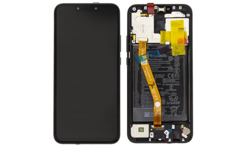 Ecran complet Huawei Mate-20 LITE noir assemblé sur châssis