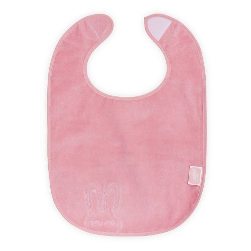 Bavoir plastifié velcro Sweet bunny - Rose