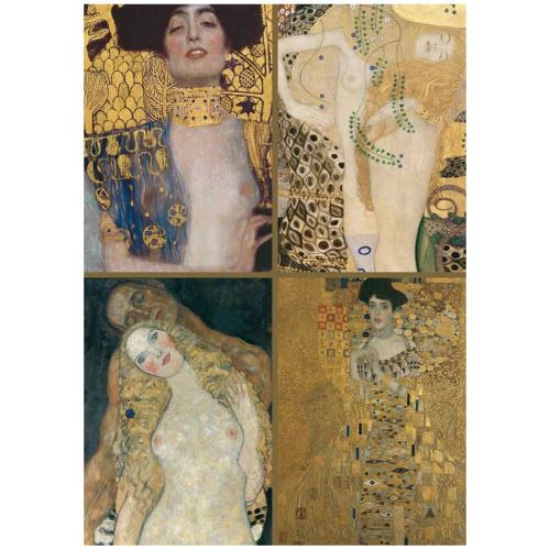 Puzzle 1000 Pièces Klimt - Collection Piatnik Multicolore