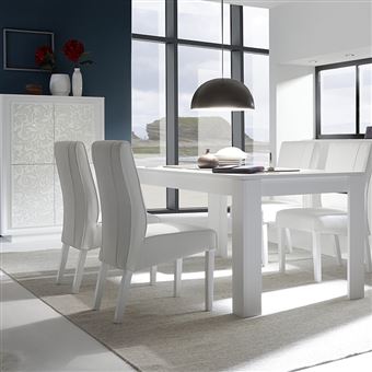Table à Manger Blanc Mat