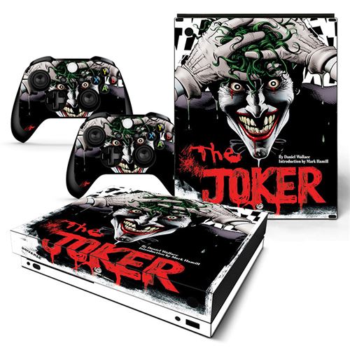 Autocollant Stickers de Protection pour Console et Manette Microsoft Xbox X - The Joker (TN-XBONEX-0054)