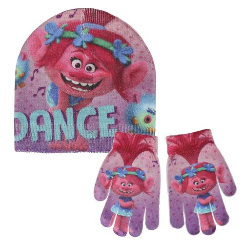 Made in Trade - Bonnet et Gants Trolls, 2200002459, Taille Unique