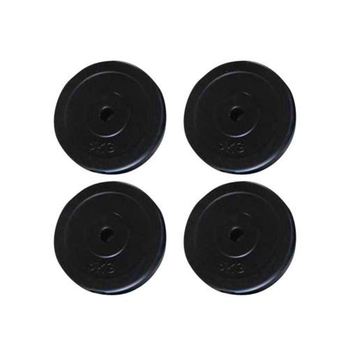 Vidaxl plaque de poids 4 pcs 20 kg