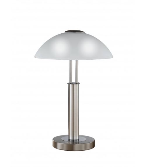 Lampe de table PRESCOT nickel mat 2 ampoules