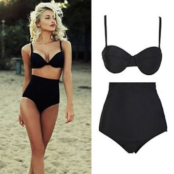 maillot 2 pieces taille haute