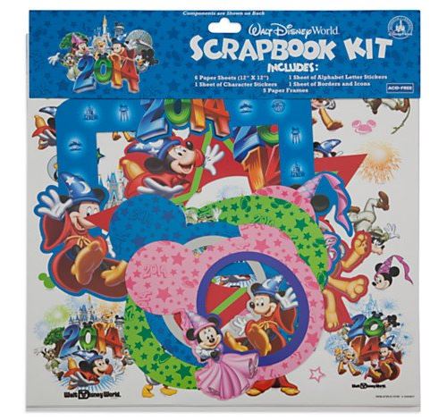 Scrapbook Kit 12x12 Sorcerer Mickey Friends de Disney World 2014 - NOUVEAU