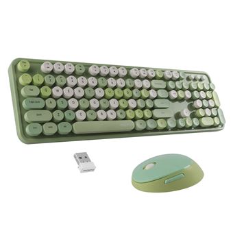 MR OS106: Ensemble clavier - souris, sans fil, blanc - argent chez reichelt  elektronik